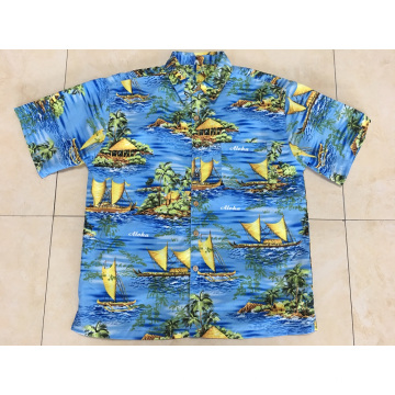 Men Hawaiian Beach Shirt